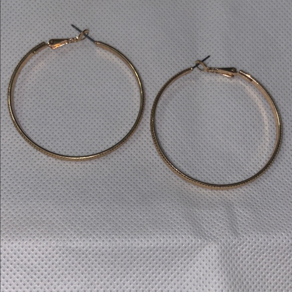 Elegant Gold Hoop Earrings